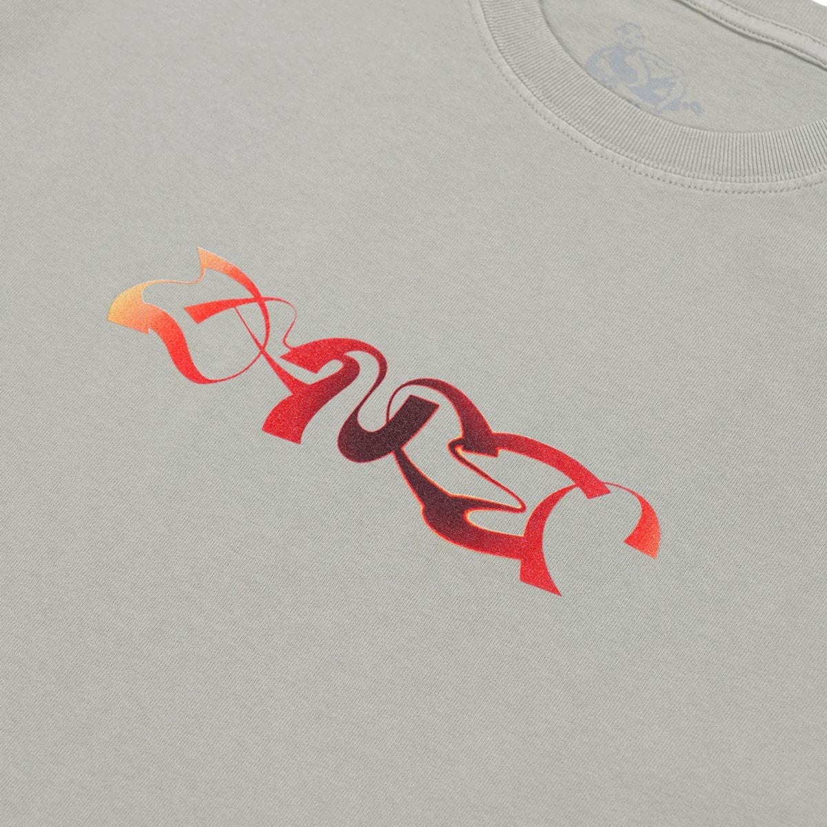 Dancer Analog Triple Logo T-Shirt - Oyster Grey image 2