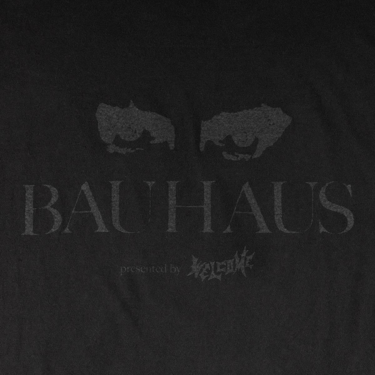 Welcome x Bauhaus Deathly Bloom Gd T-Shirt - Black image 4