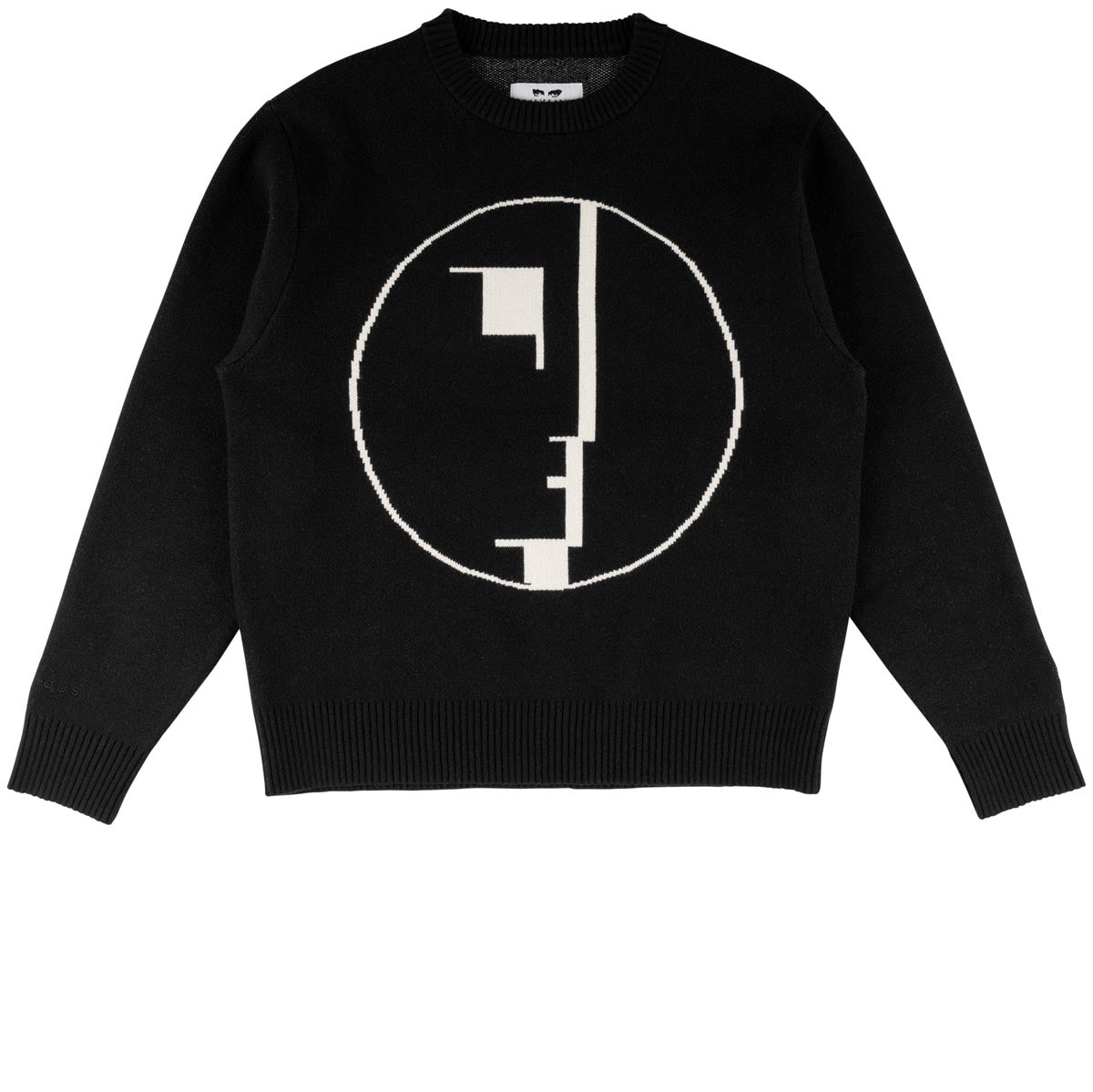 Welcome x Bauhaus Emblem Knit Sweater - Black image 1