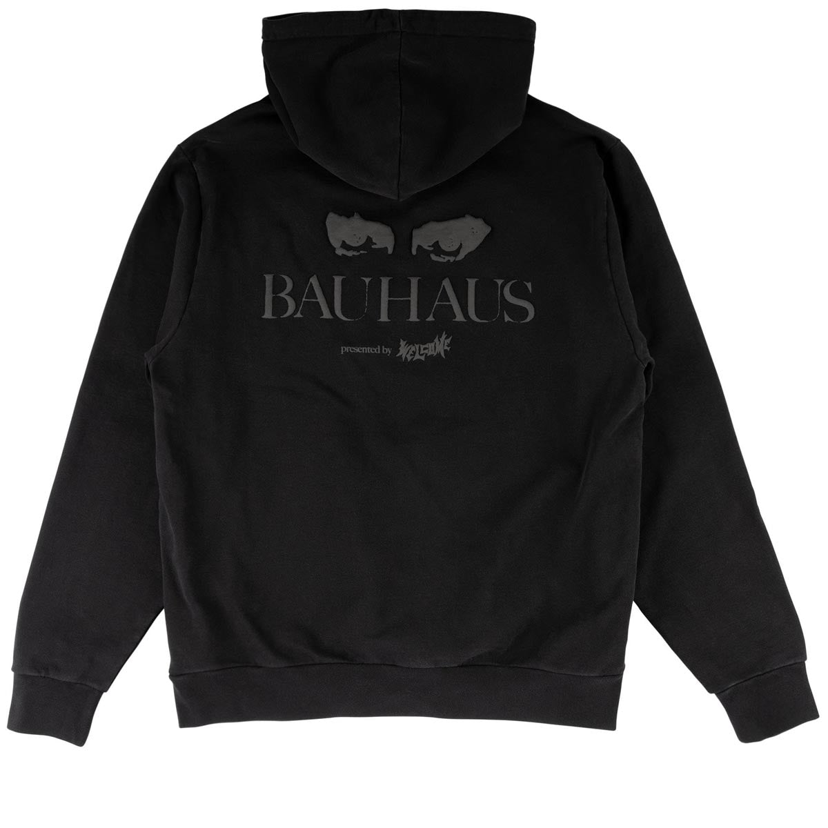 Welcome x Bauhaus Eyes Pigment-dyed Hoodie - Black image 2