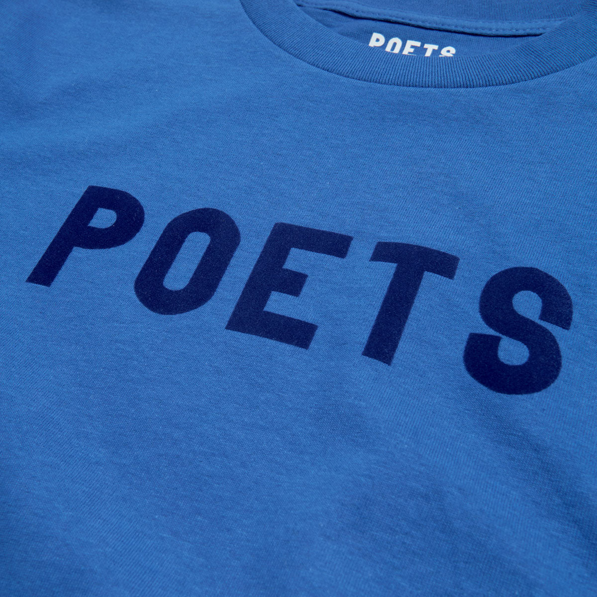 Poets OG Poets Flocked T-Shirt - Royal Blue/Royal Blue Flocking image 2