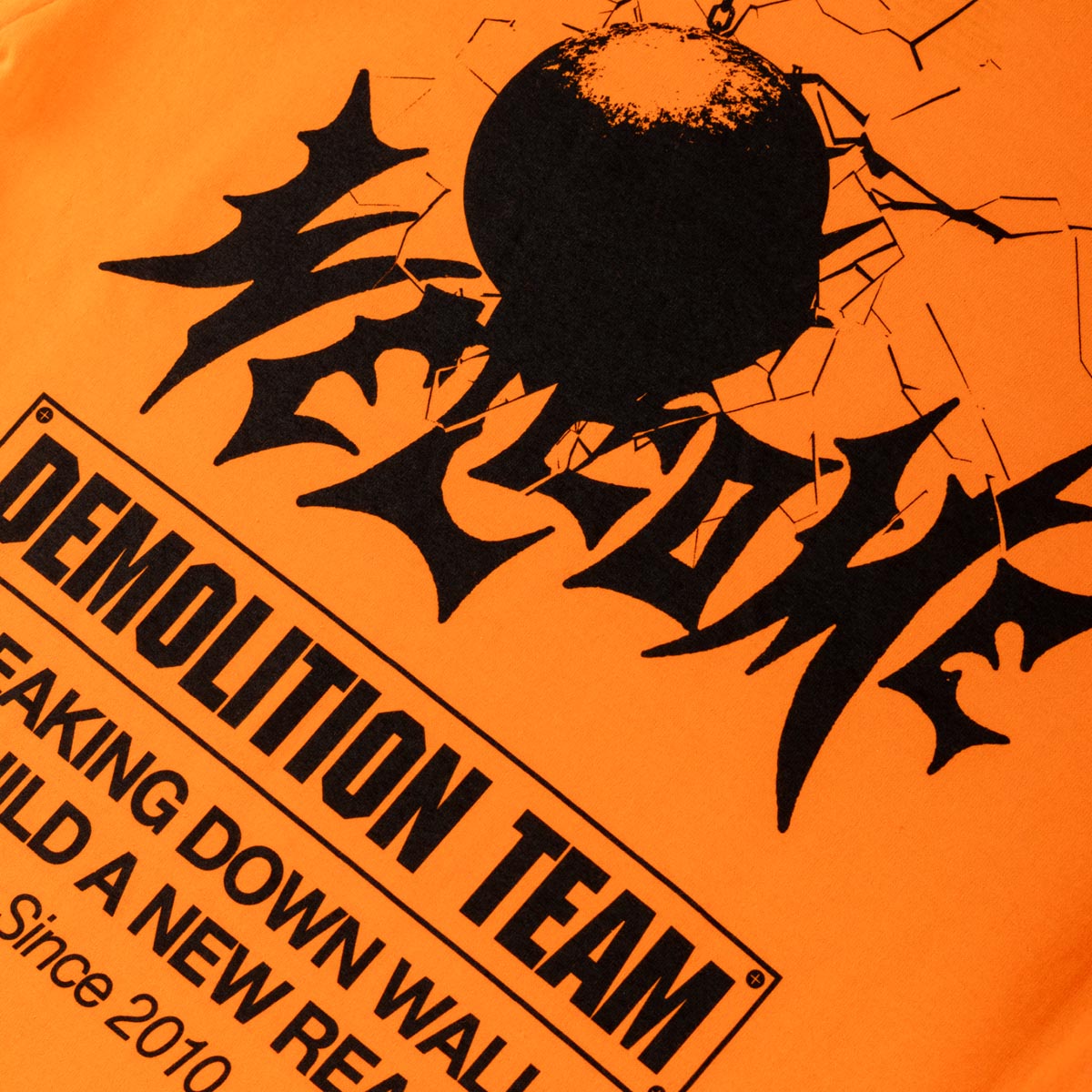 Welcome Demolition Long Sleeve T-Shirt - Orange image 4