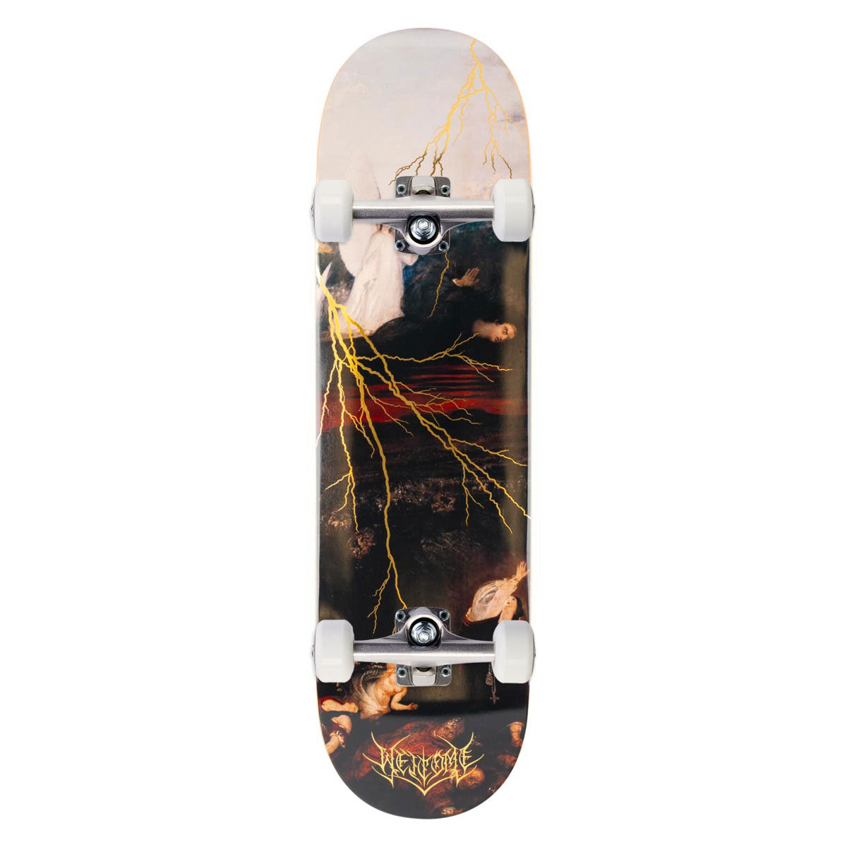 Welcome Rapture Skateboard Complete - Gold Foil - 8.75