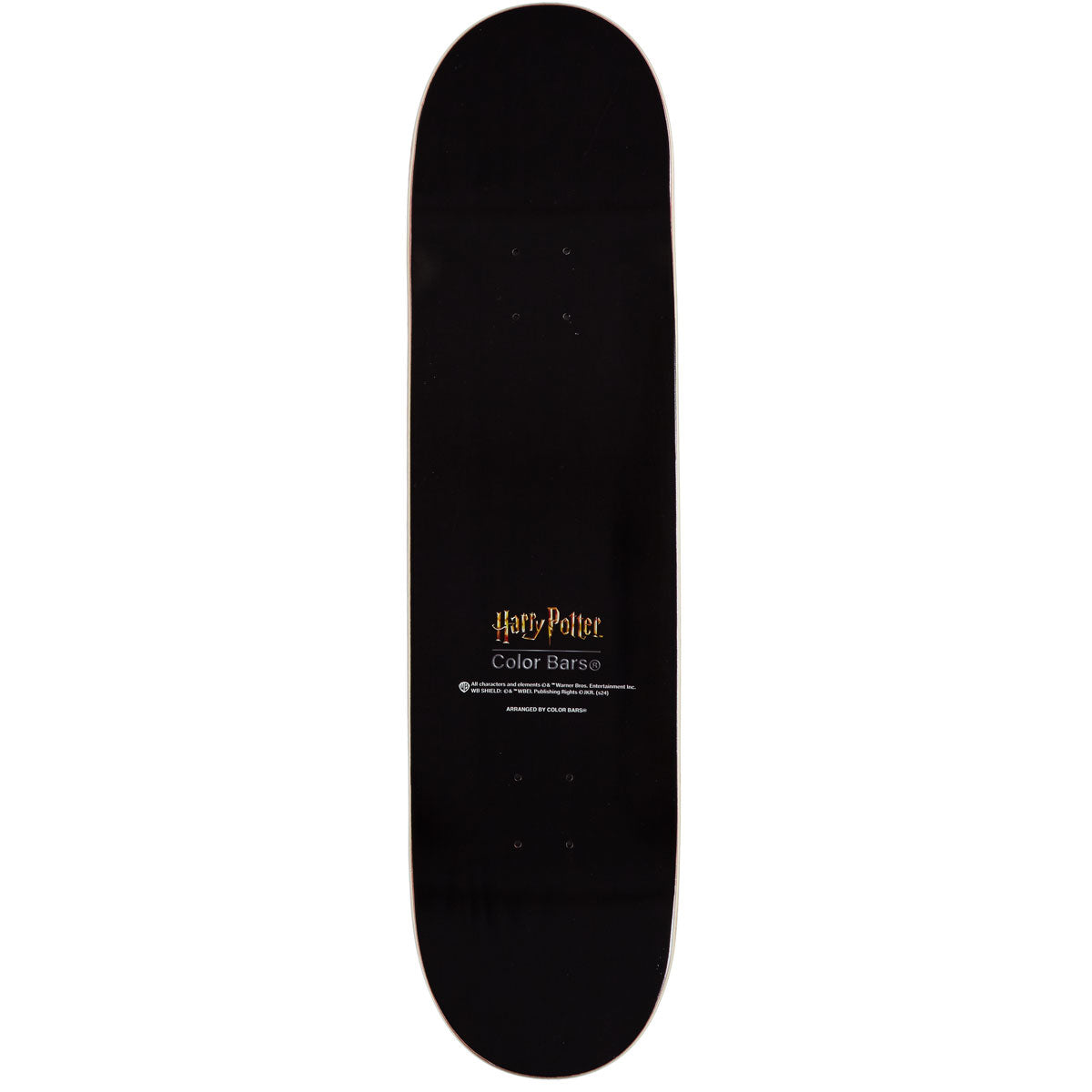 Color Bars x Harry Potter Boy Who Lived Skateboard Deck - Black/Silver Foil - 8.50