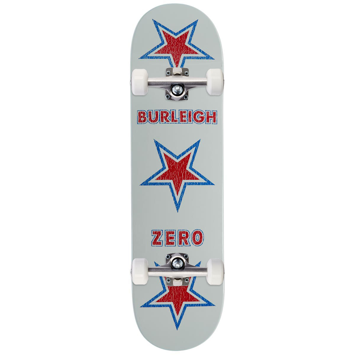 Zero American Zero Burleigh Skateboard Complete - White - 8.25