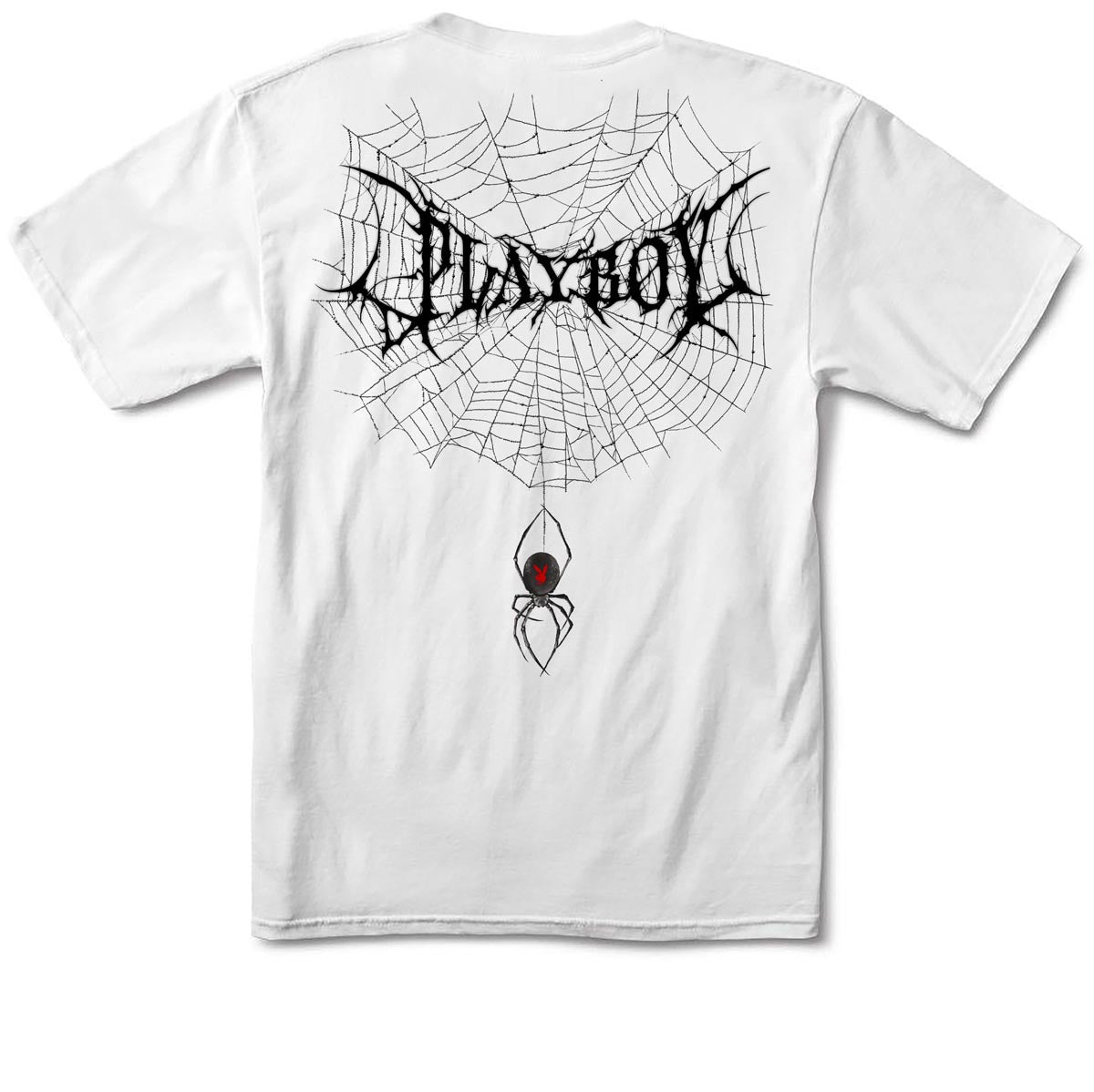 Color Bars x Playboy Black Widow T-Shirt - White image 1