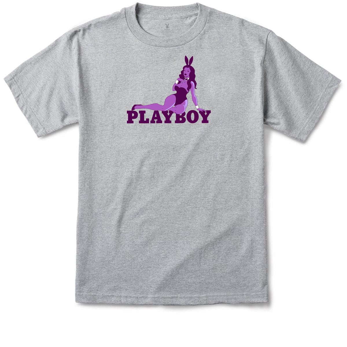 Color Bars x Playboy Hostess T-Shirt - Heather Grey image 1