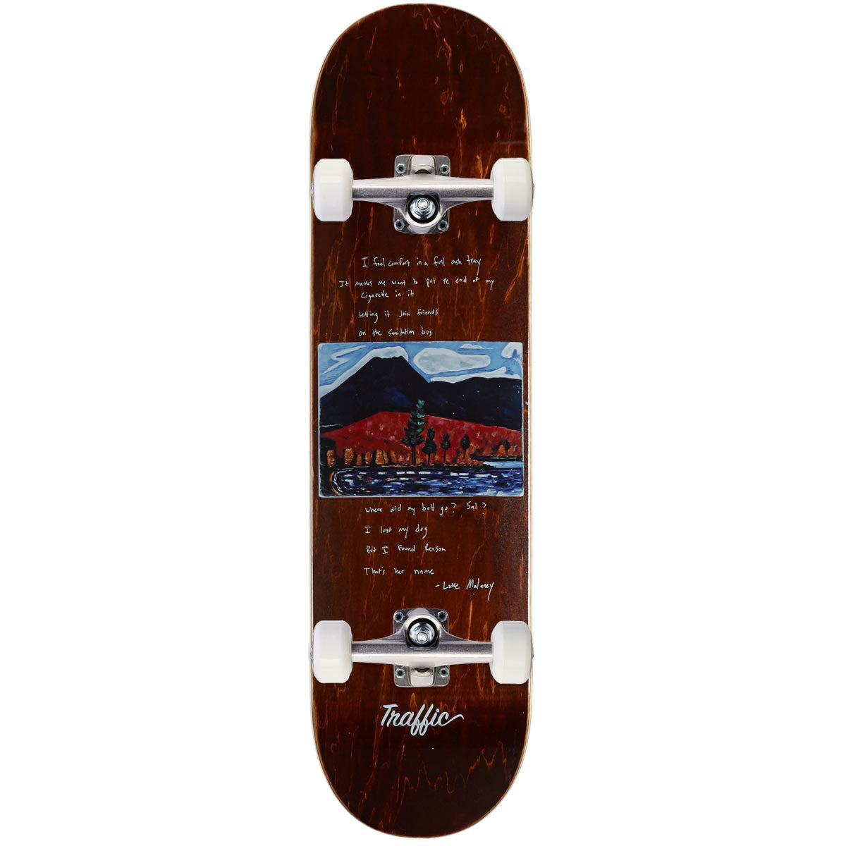 Traffic Malaney Mount Katahdin Skateboard Complete - 8.25