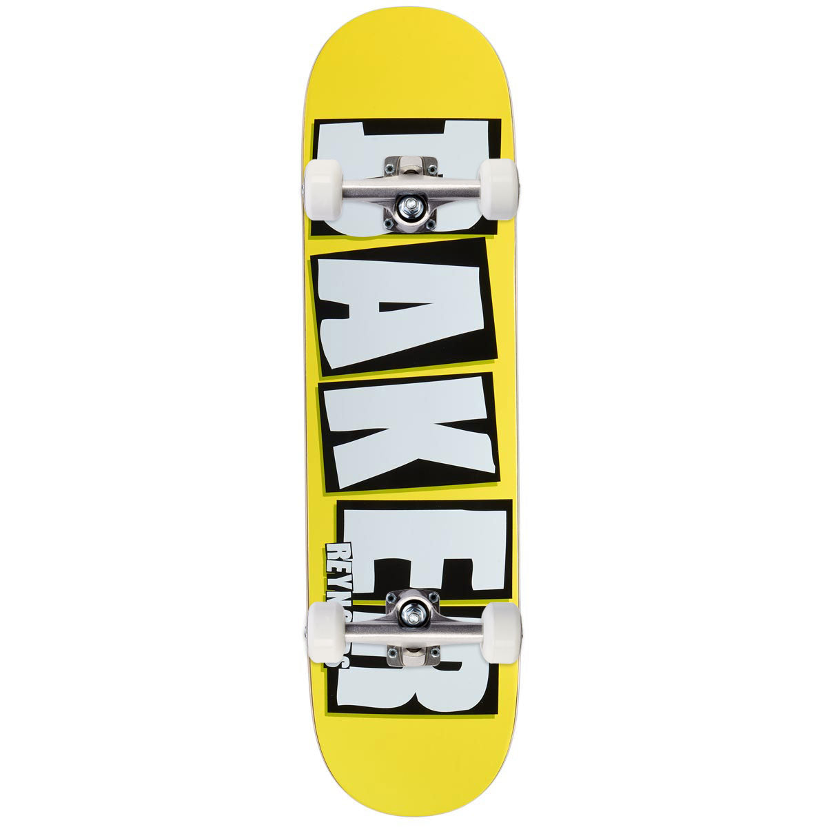 Baker Reynolds Brand Name B2 Skateboard Complete - Neon Yellow - 8.38