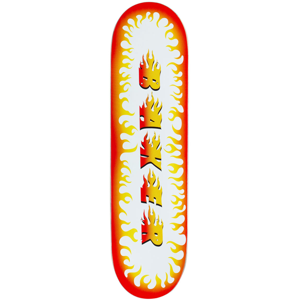 Baker Casper Flama Blanca Skateboard Deck - 8.25