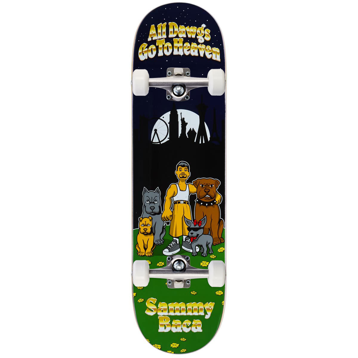 Baker Baca All Dawgs Go To Heaven Skateboard Complete - 8.50