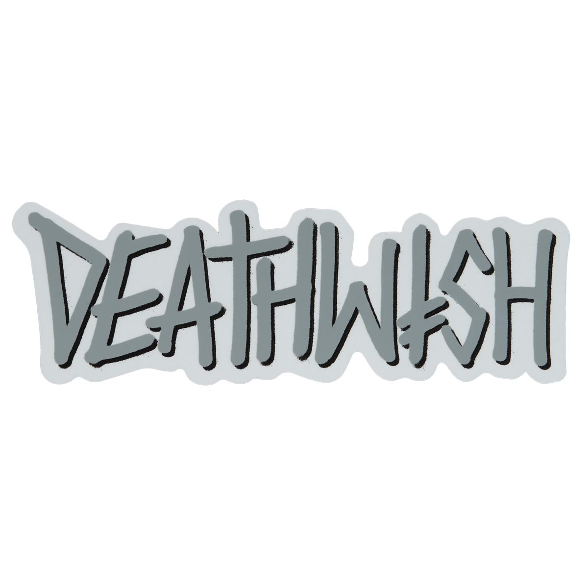 Deathwish Big Deathspray Sticker - Grey/Black image 1