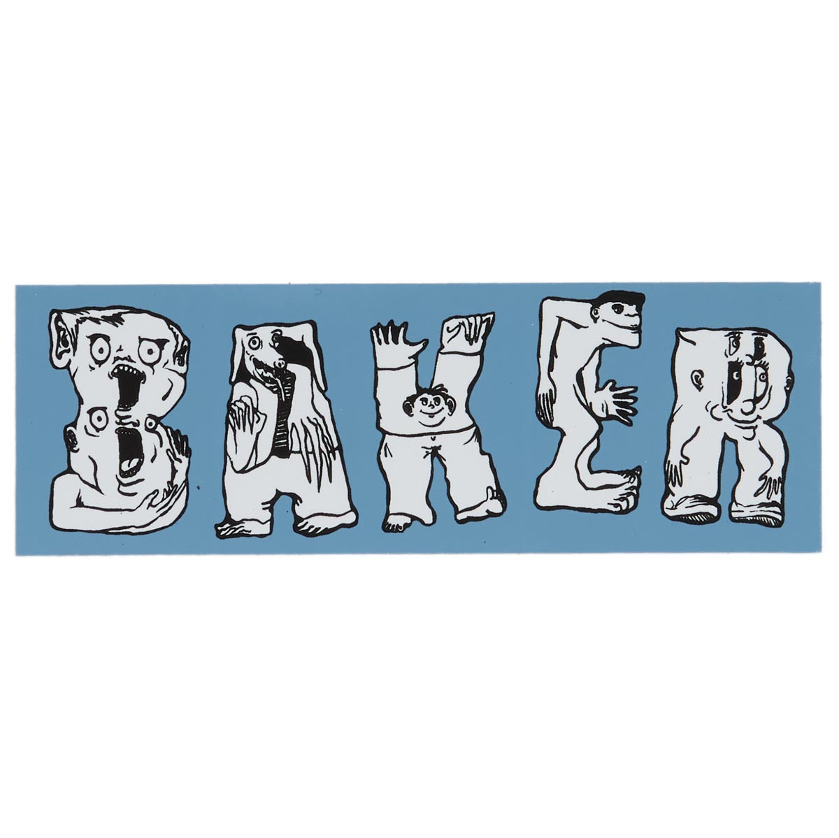 Baker Get Lost Sticker - Blue image 1