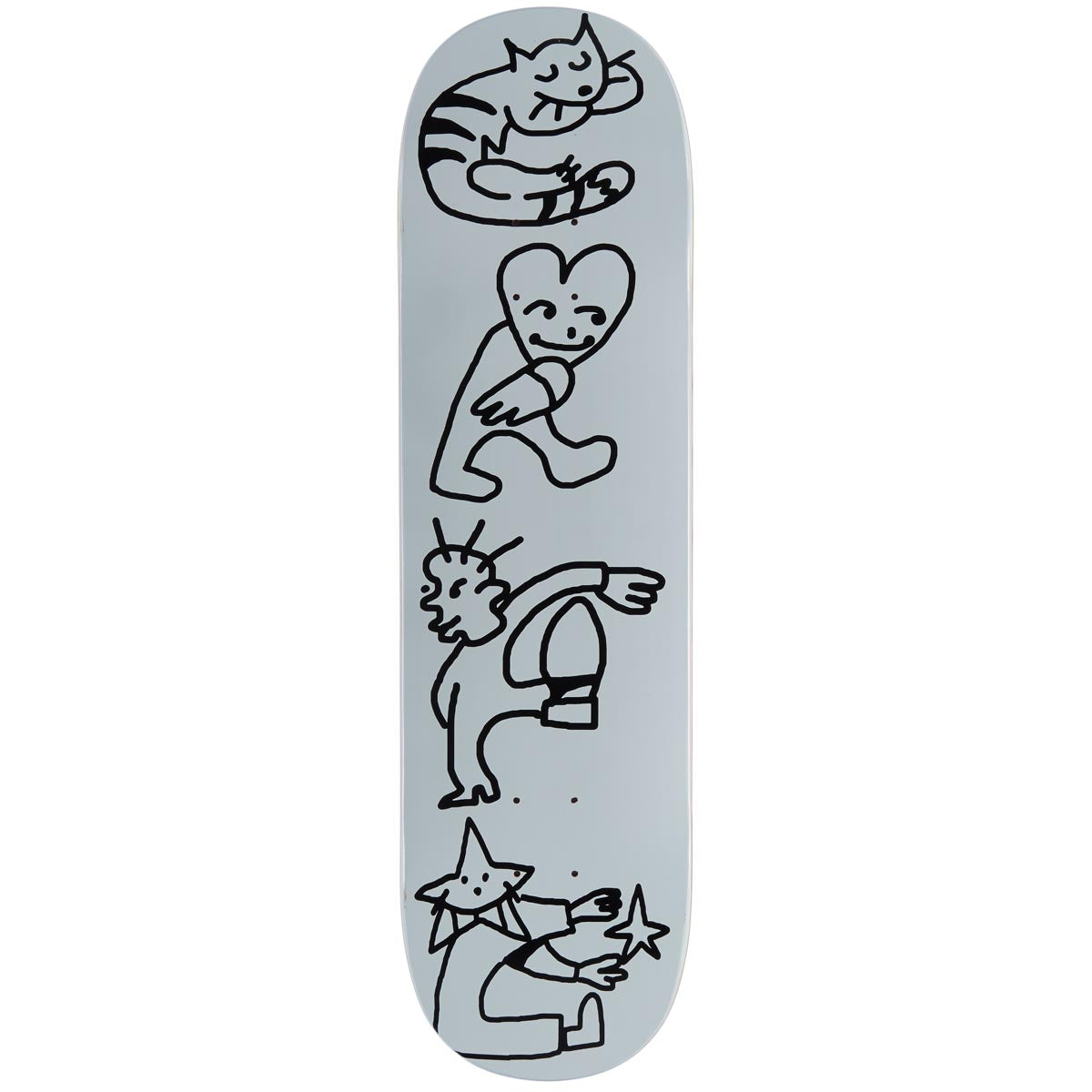 Cafe Buddy C2 Shape Skateboard Deck - 8.25