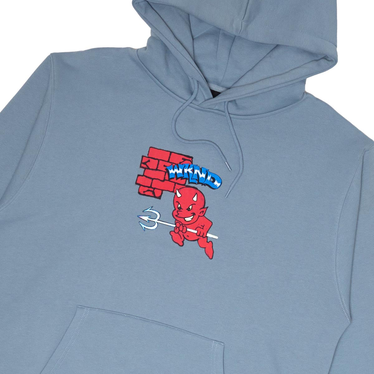 WKND Wingding Hoodie - Stone Blue image 2