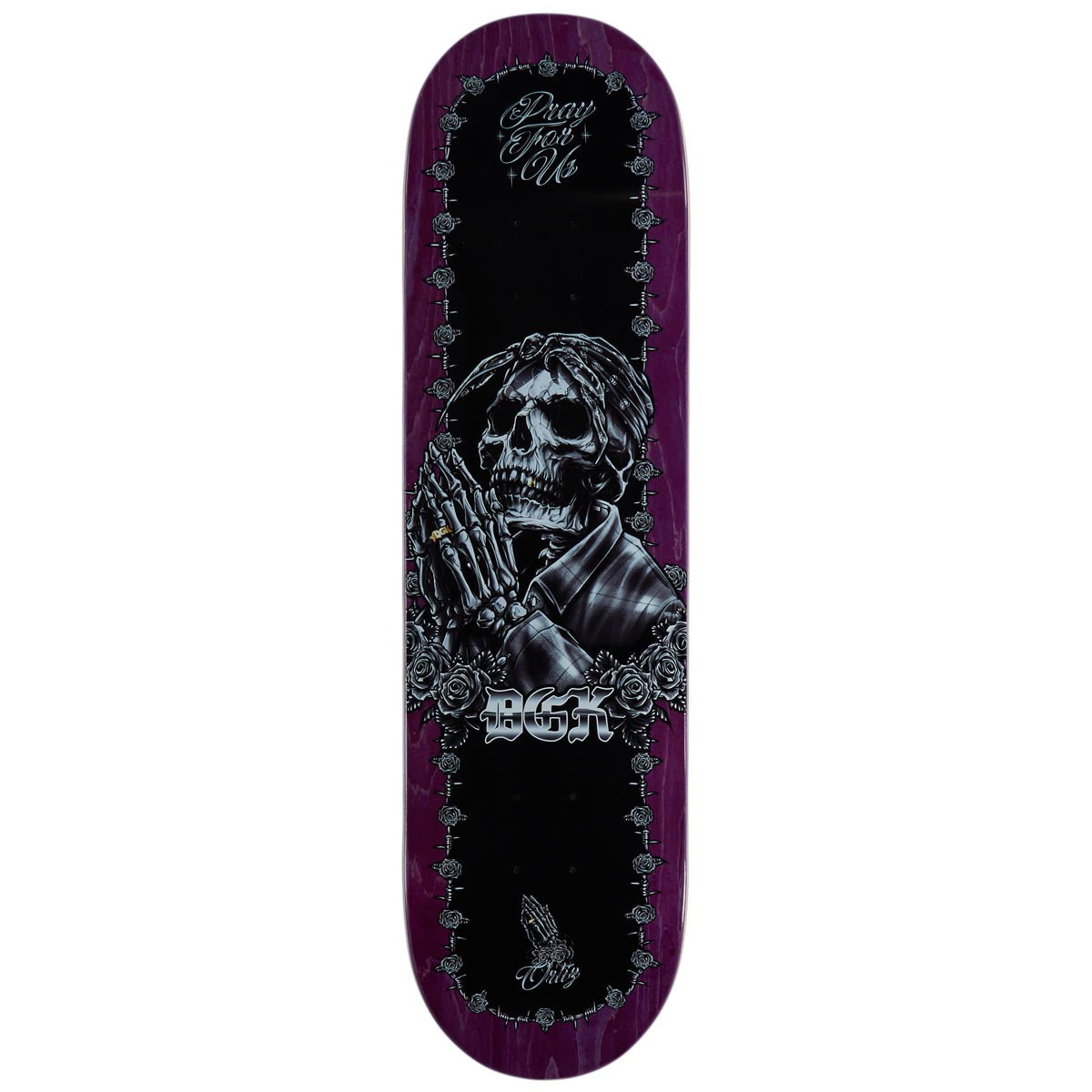 DGK Devoted Ortiz Skateboard Deck - 8.25