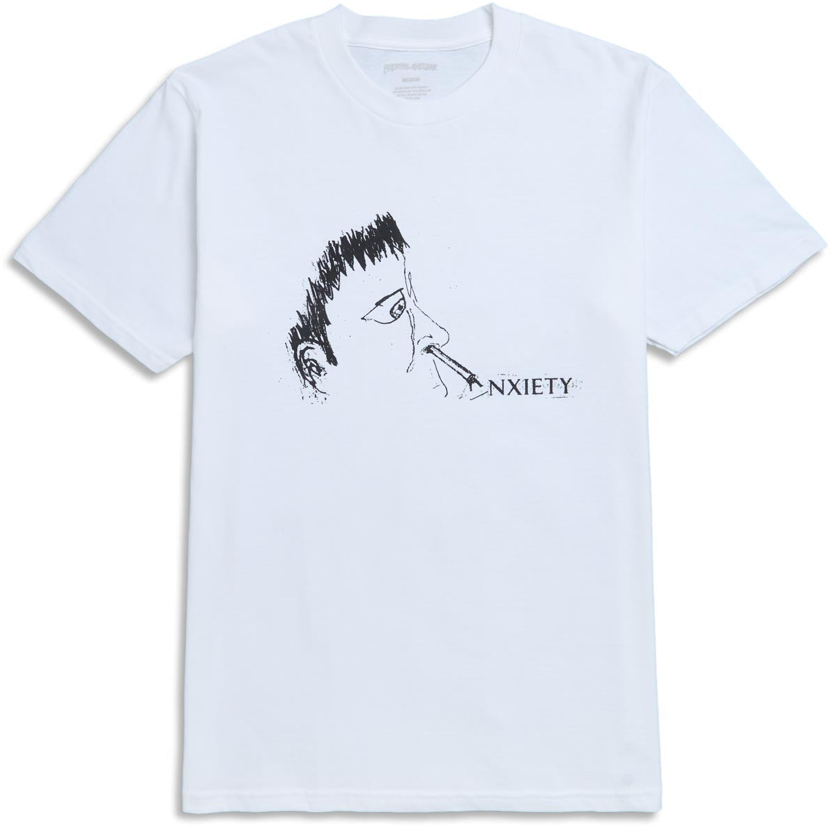 Fucking Awesome Anxiety T-Shirt - White image 1