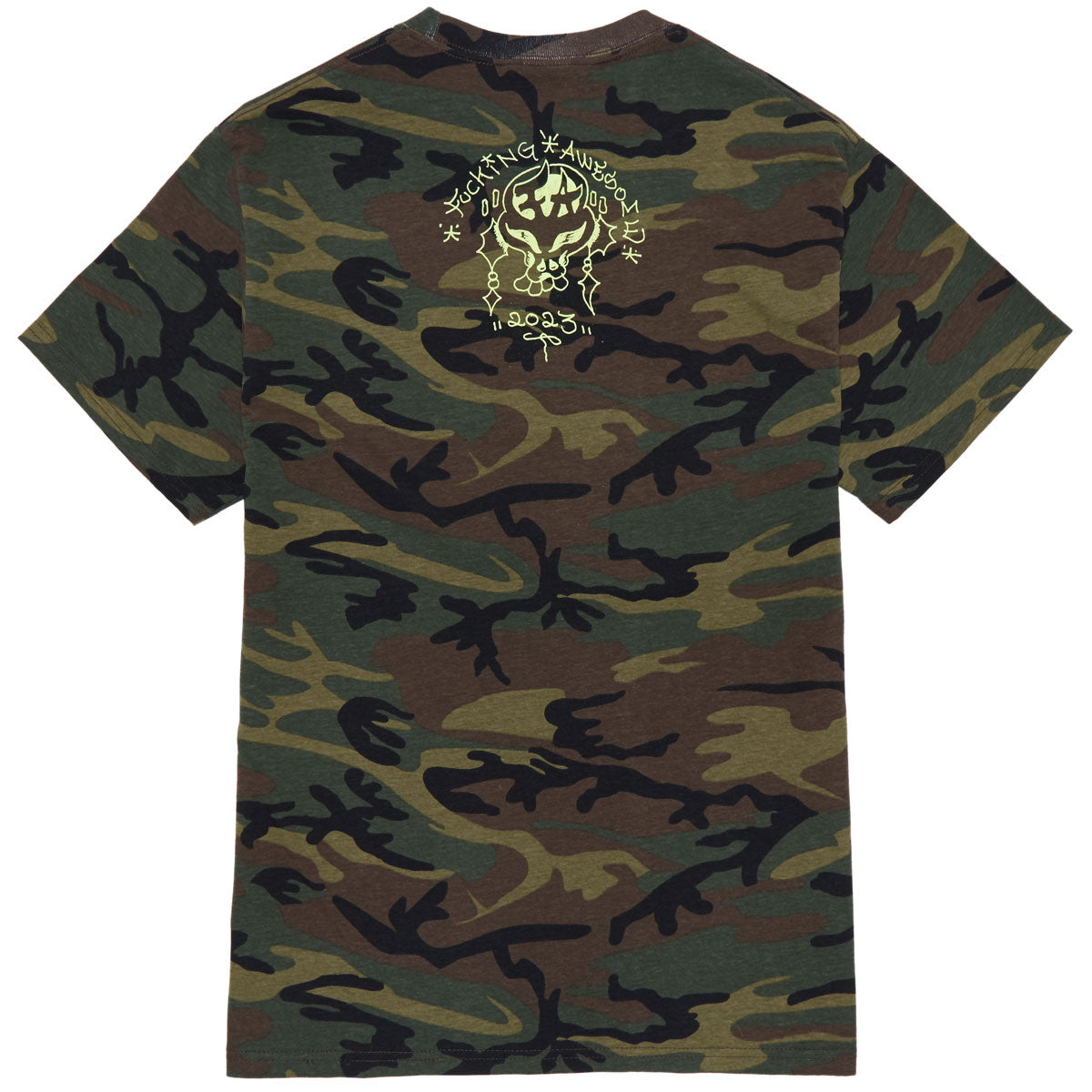 Fucking Awesome Savie T-Shirt - Camo image 2