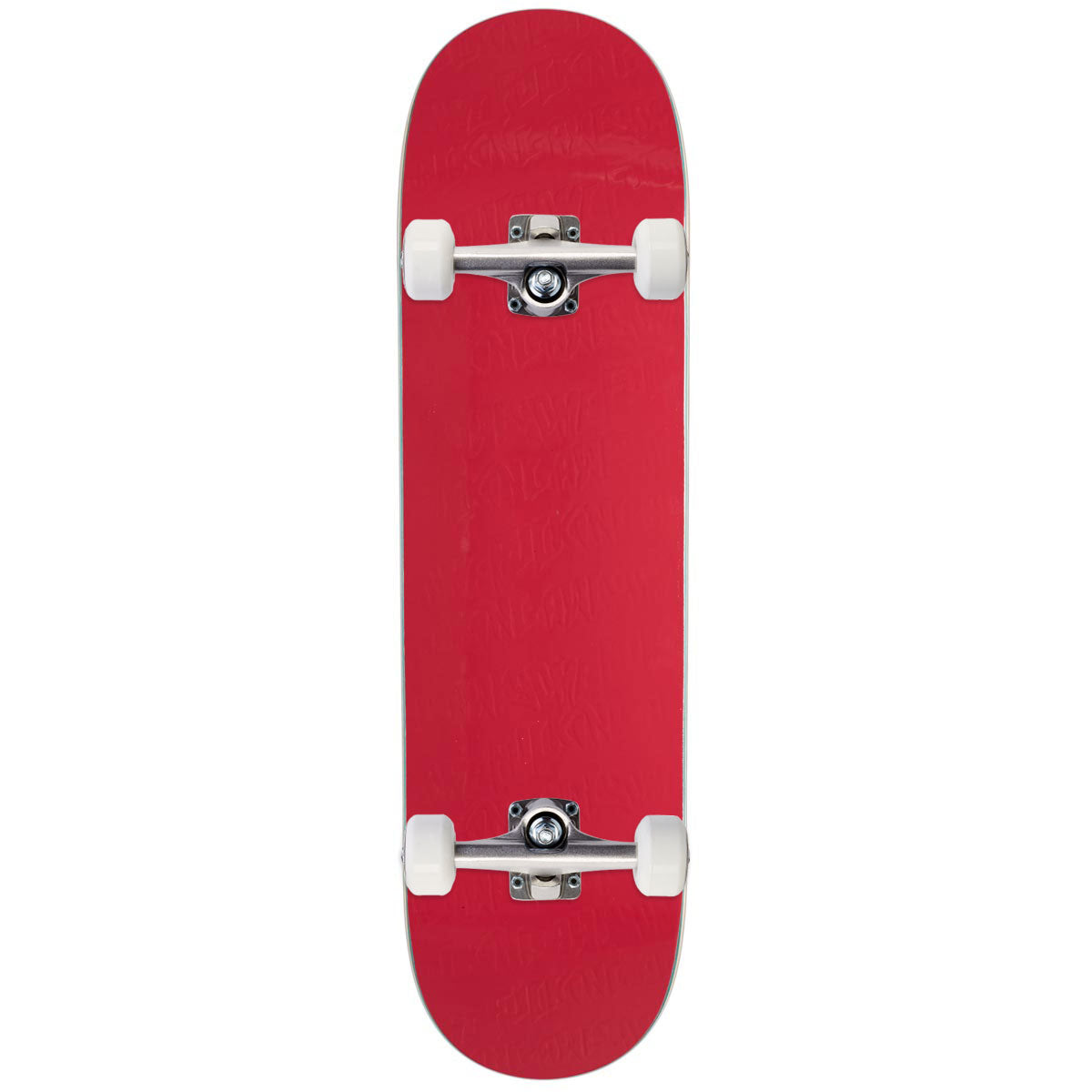 Fucking Awesome Pink Stamp Embossed Skateboard Complete - 8.00