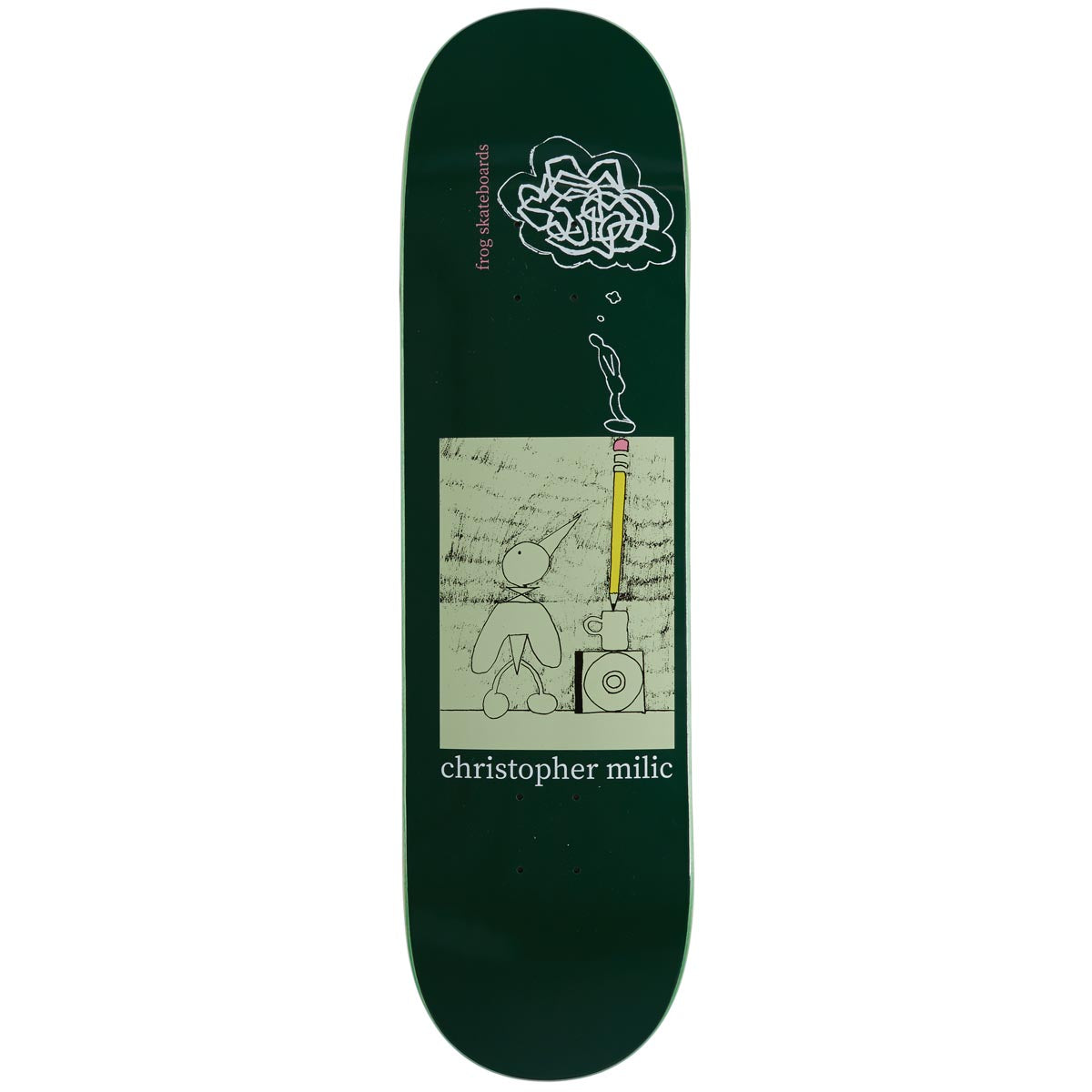 Frog Creative Block Chris Milic Skateboard Deck - 8.60