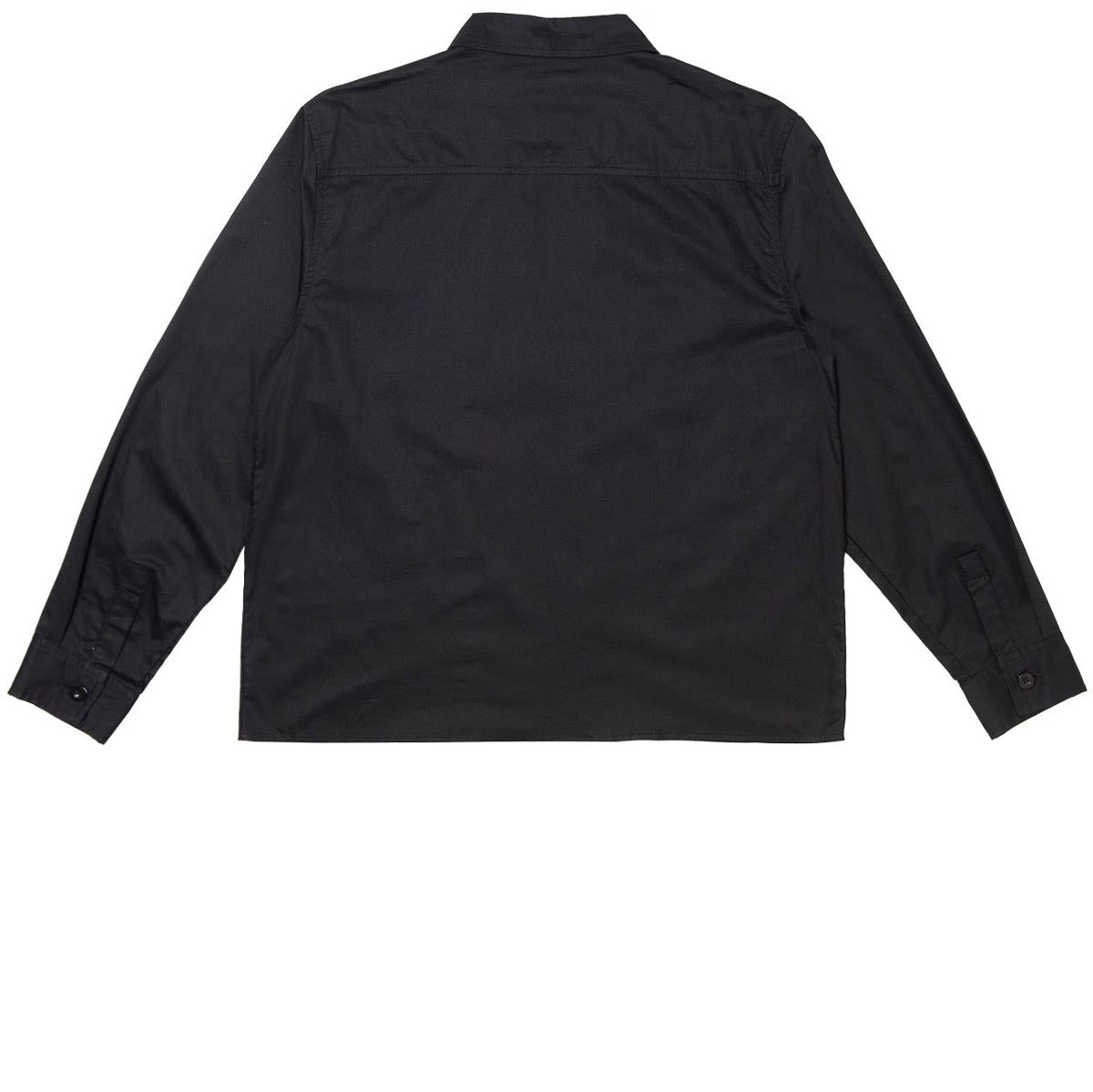 Hoddle Thorn Zip Up Long Sleeve Shirt - Black image 3