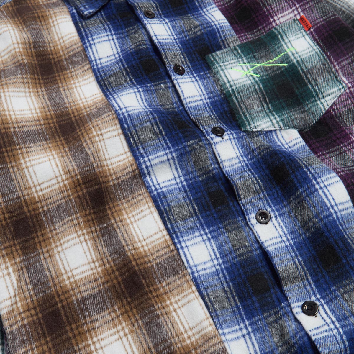 Hoddle Spectrum Flannel Shirt - Multi image 4