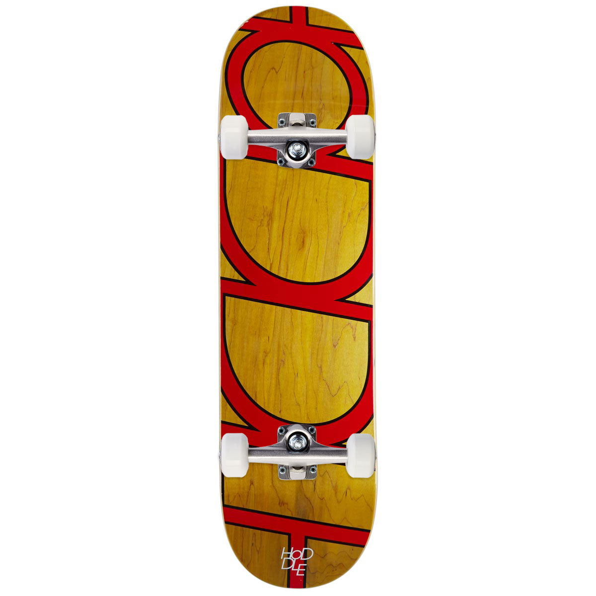 Hoddle Logo Woodgrain Skateboard Complete - 8.38