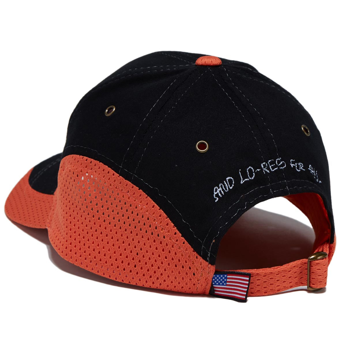 LO-RES Evander Hat - Black/Orange image 2