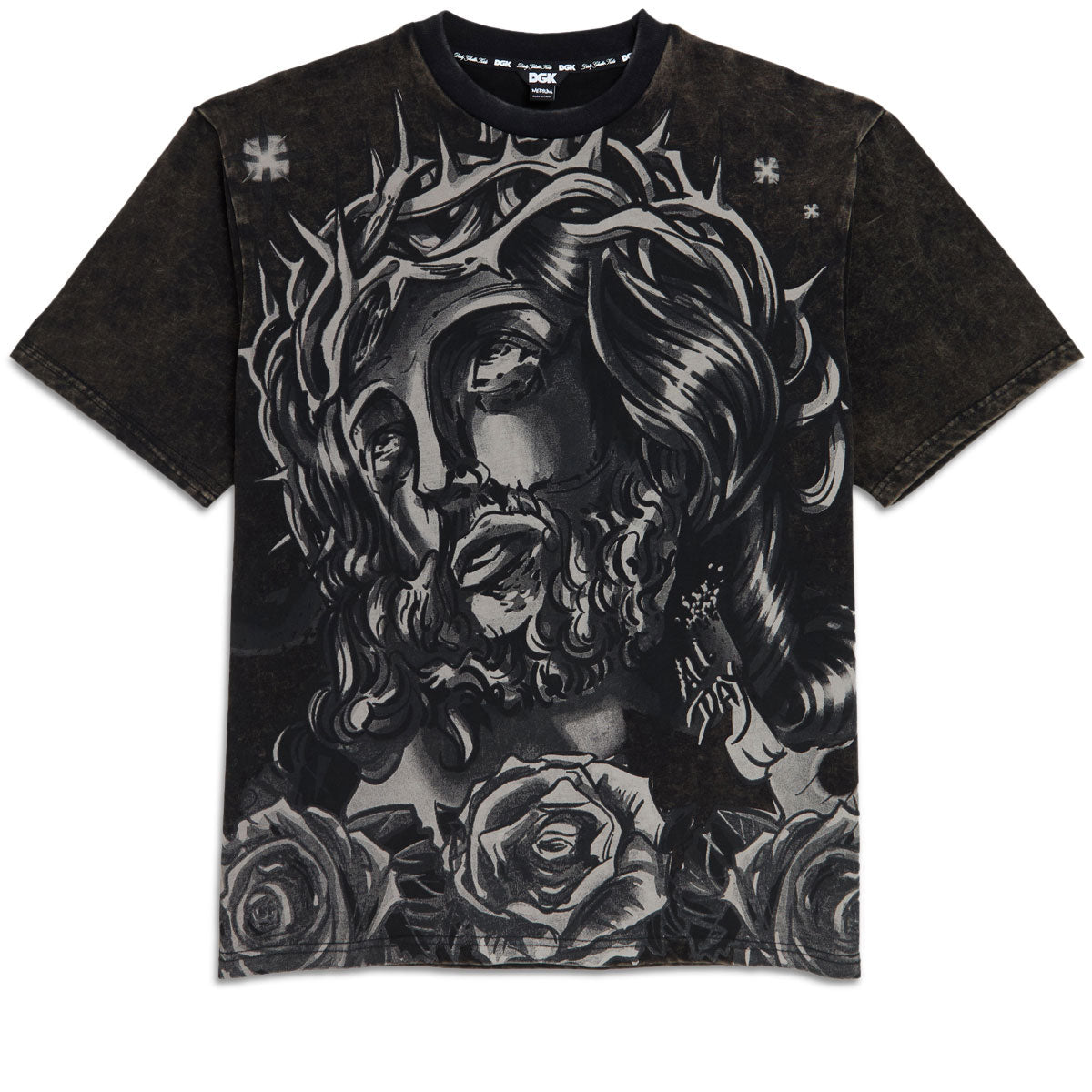 DGK Save Us Knit Shirt - Washed Black image 1