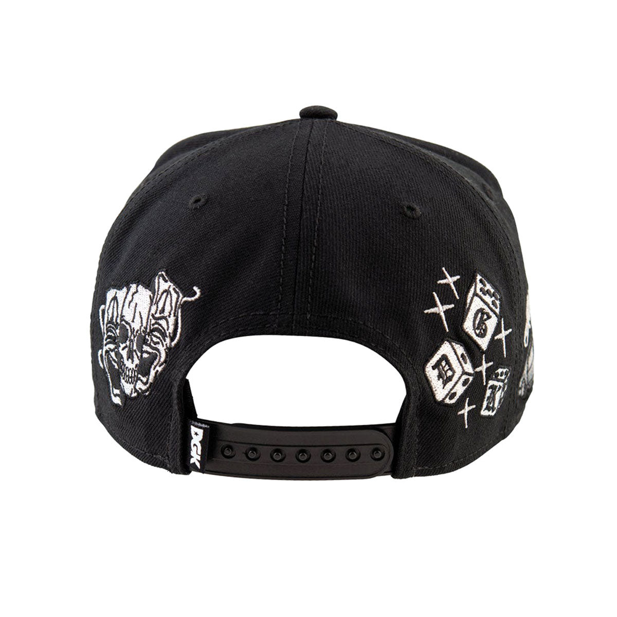 DGK Raise The Low Snapback Hat - Black image 2