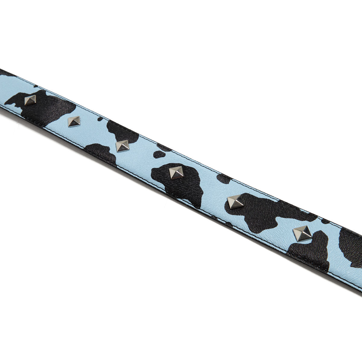 Loosey Studded Cow Belt - Baby Blue image 4