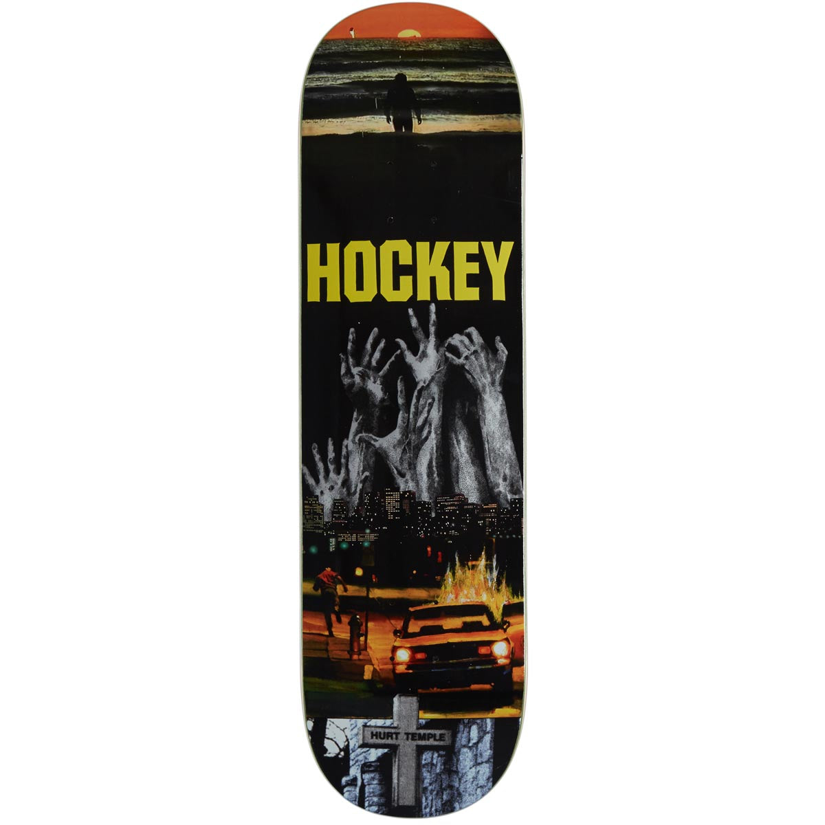 Hockey Hurt Temple Andrew Allen Skateboard Deck - 8.00