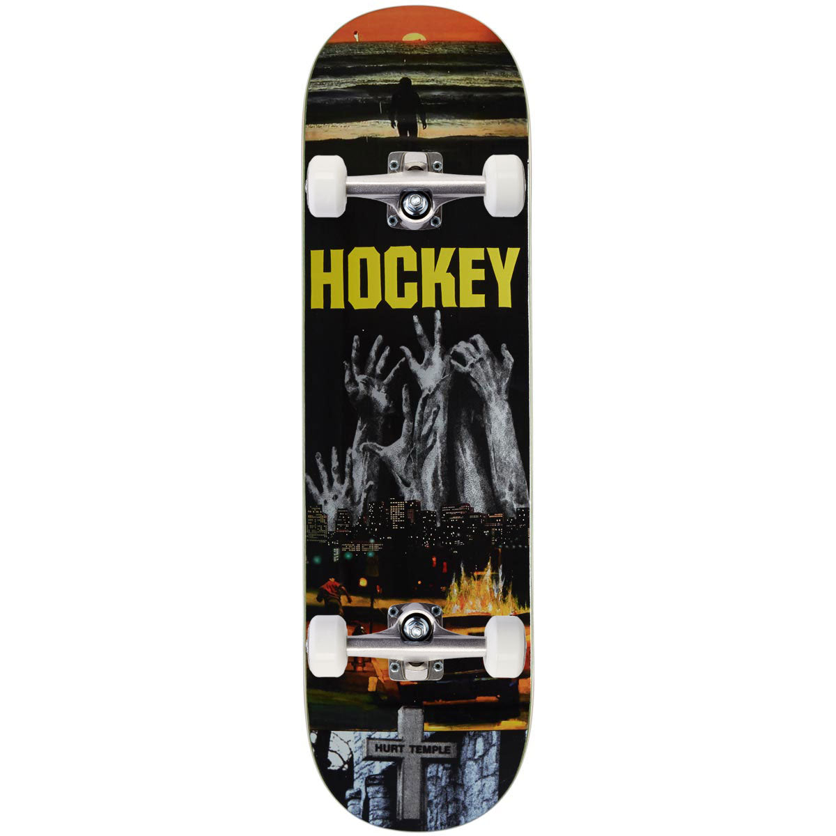 Hockey Hurt Temple Andrew Allen Skateboard Complete - 8.38