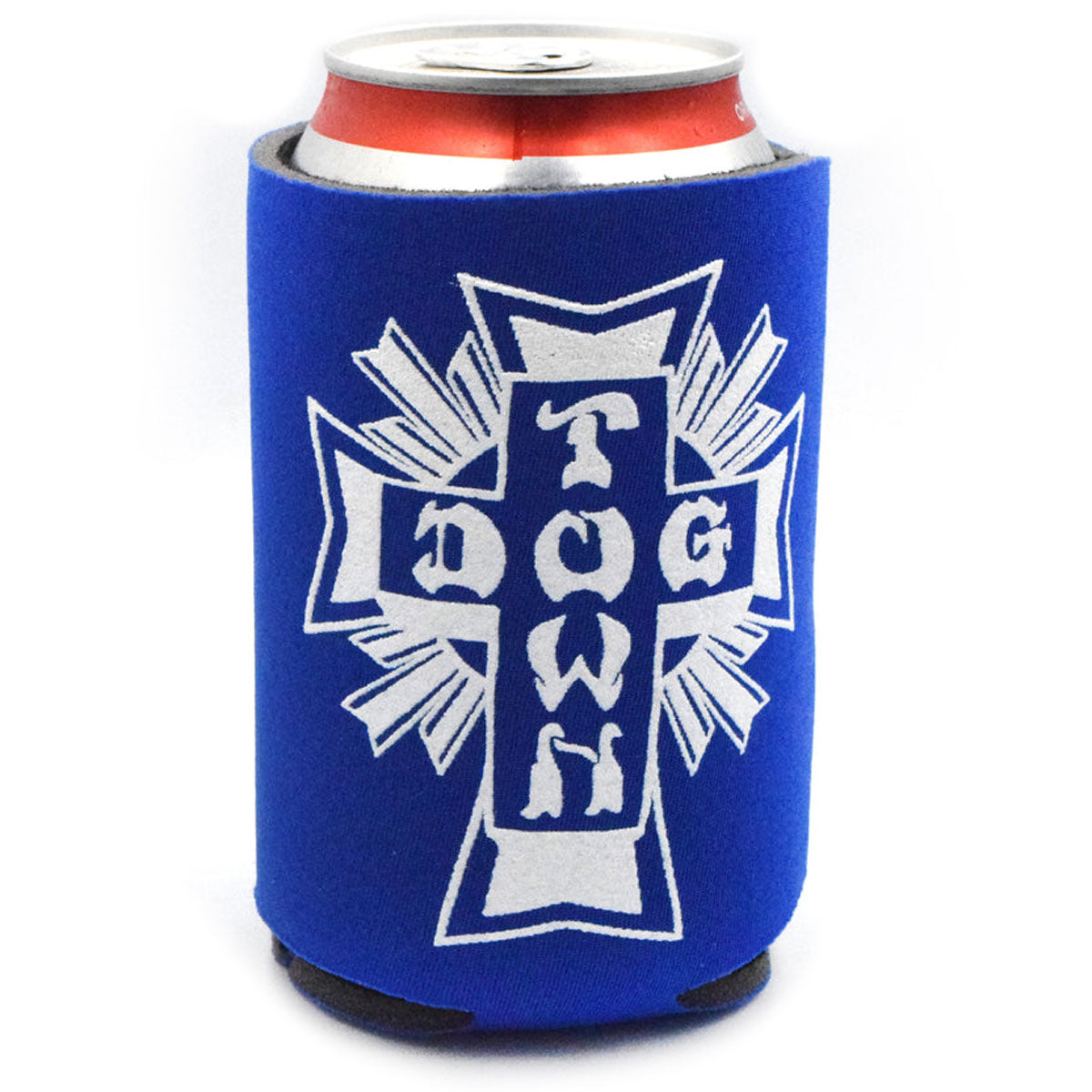 Dogtown Cross Logo Coozie - Royal Blue image 2