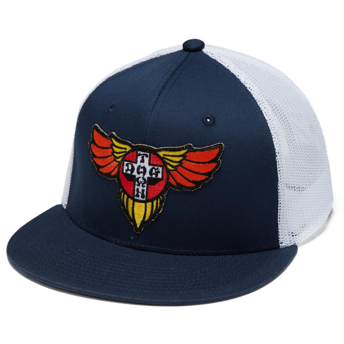 Dogtown Wings Mesh Hat - Navy/White image 1