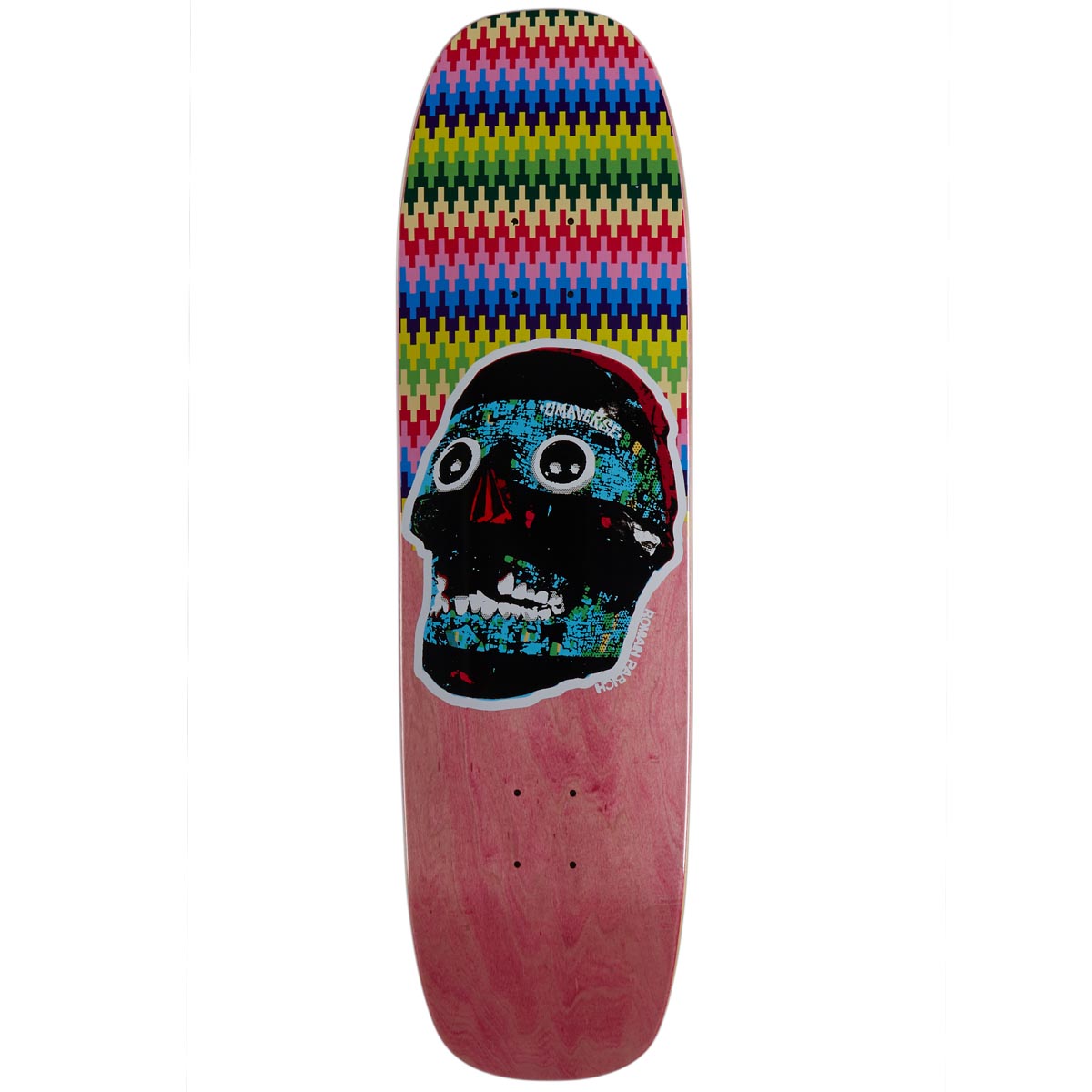 Umaverse Roman Aztec on Headroom Shape Skateboard Deck - 8.625