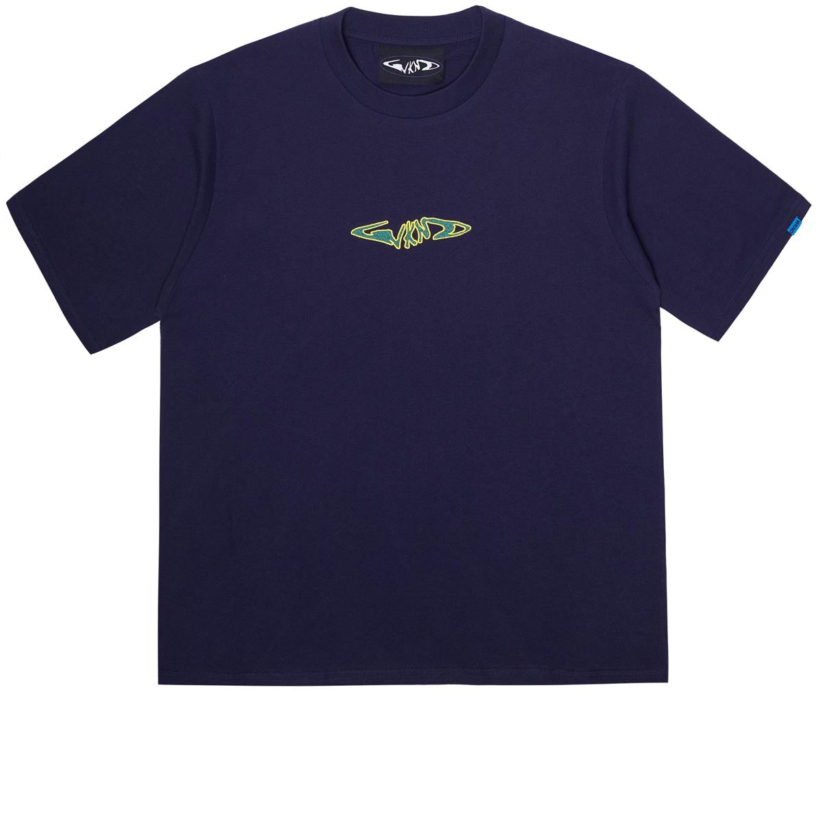 WKND Fishbone T-Shirt - Navy image 1