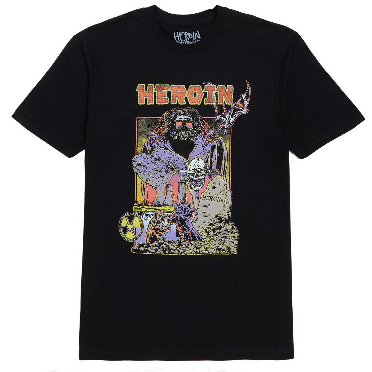 Heroin Hellscape T-Shirt - Black image 1