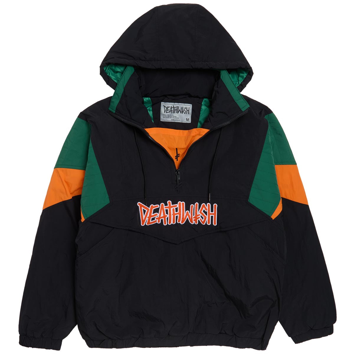 Deathwish Swampy University Pullover Jacket - Black image 1