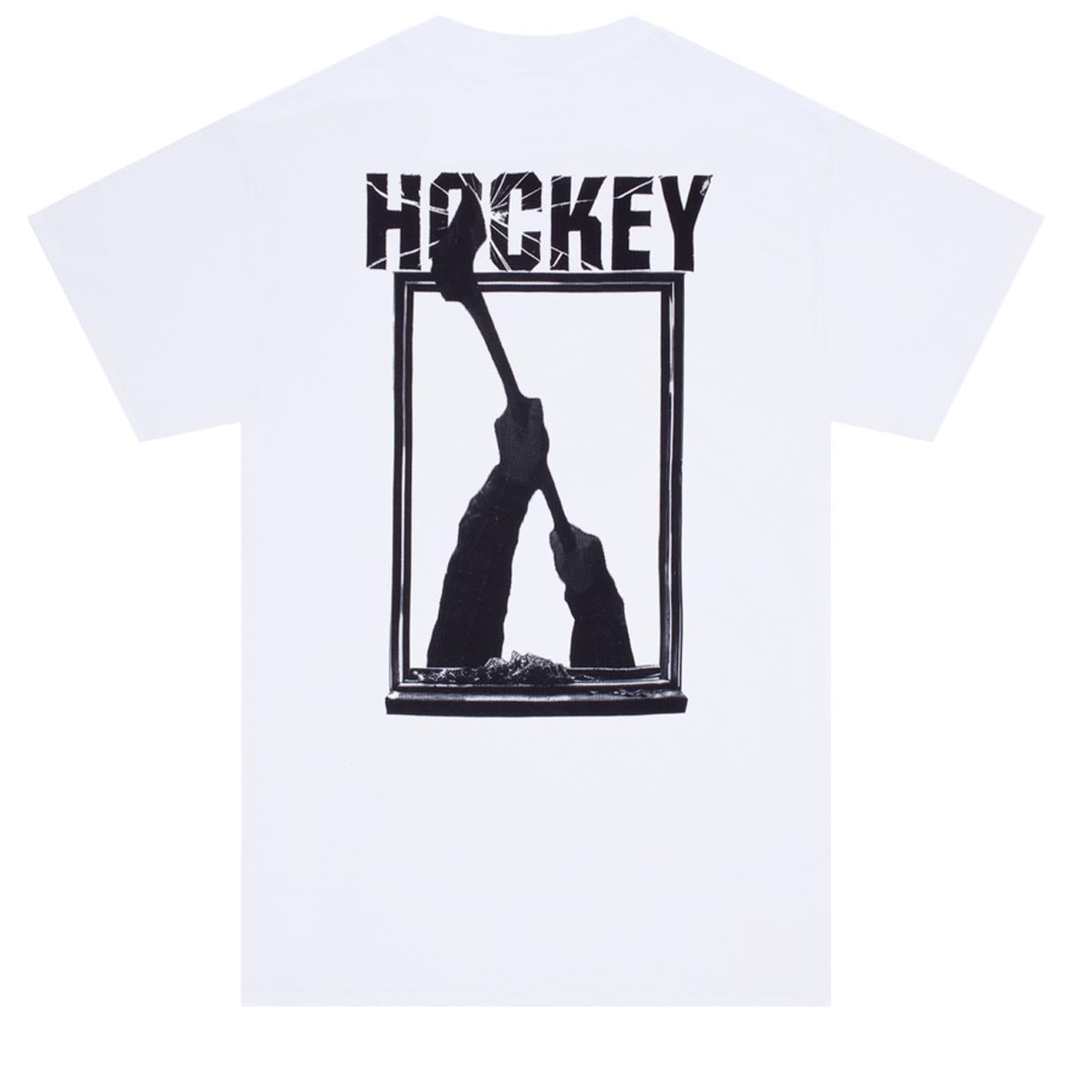 Hockey Crazy Neighbor T-Shirt - White image 2