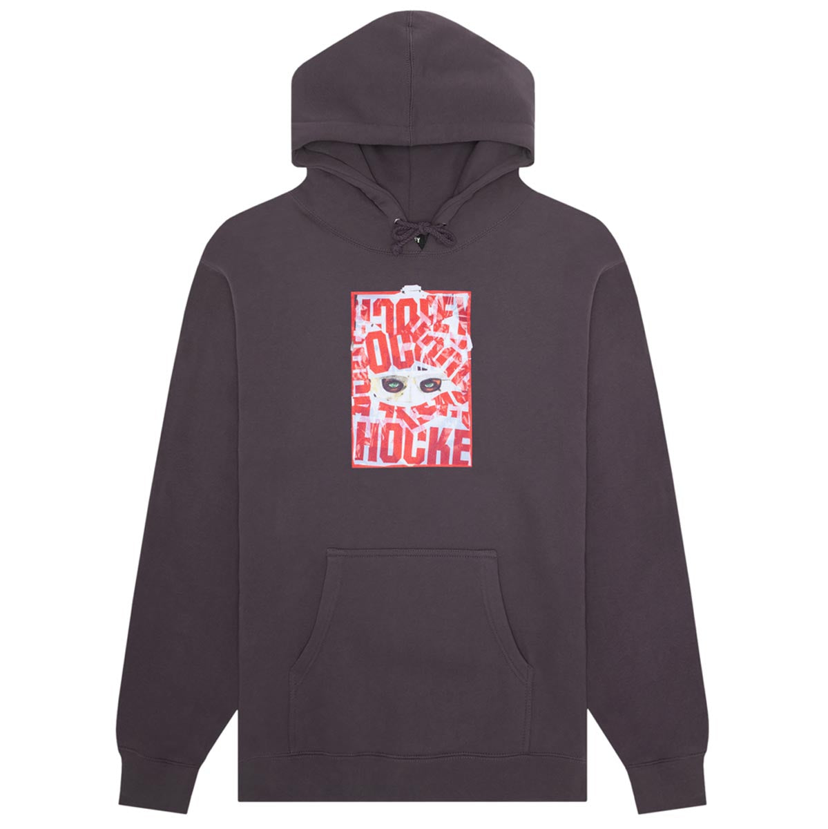 Hockey War All Over Hoodie - Charcoal image 1