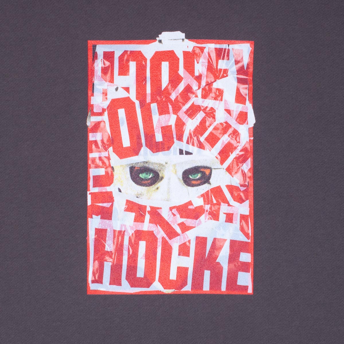 Hockey War All Over Hoodie - Charcoal image 2