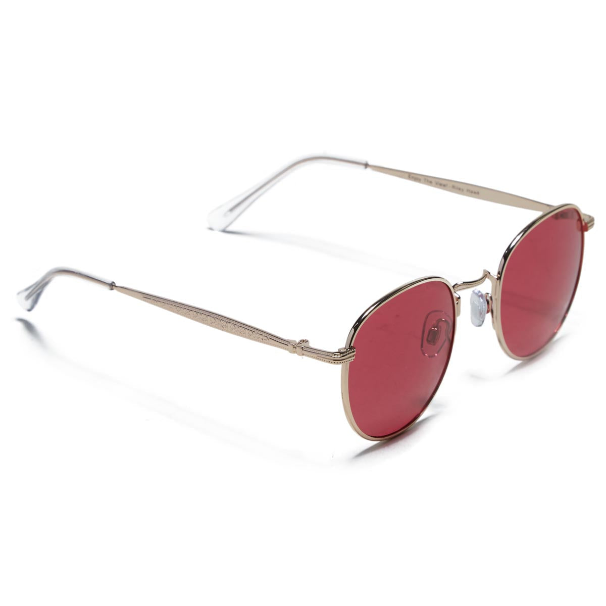 Happy Hour Holidaze Sunglasses - Gold/Red image 1