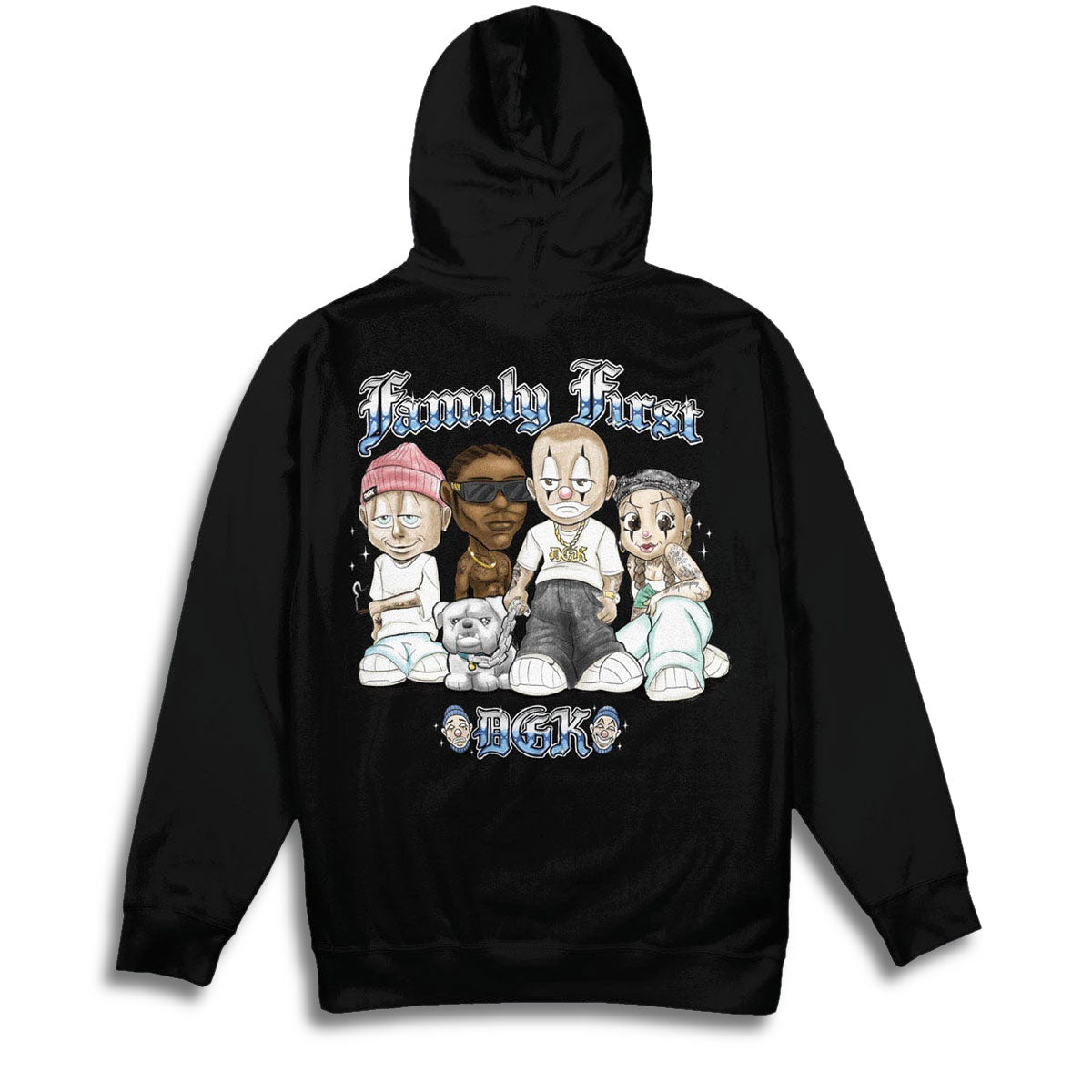 DGK Skateboards Family First Fleece Hoodie - Black image 2