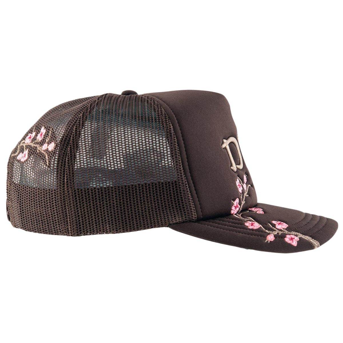 DGK Skateboards Blossom Trucker Hat - Brown image 3