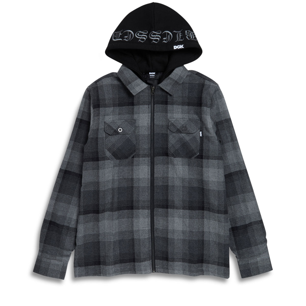 DGK Bliss Flannel Shacket Jacket - Charcoal image 1