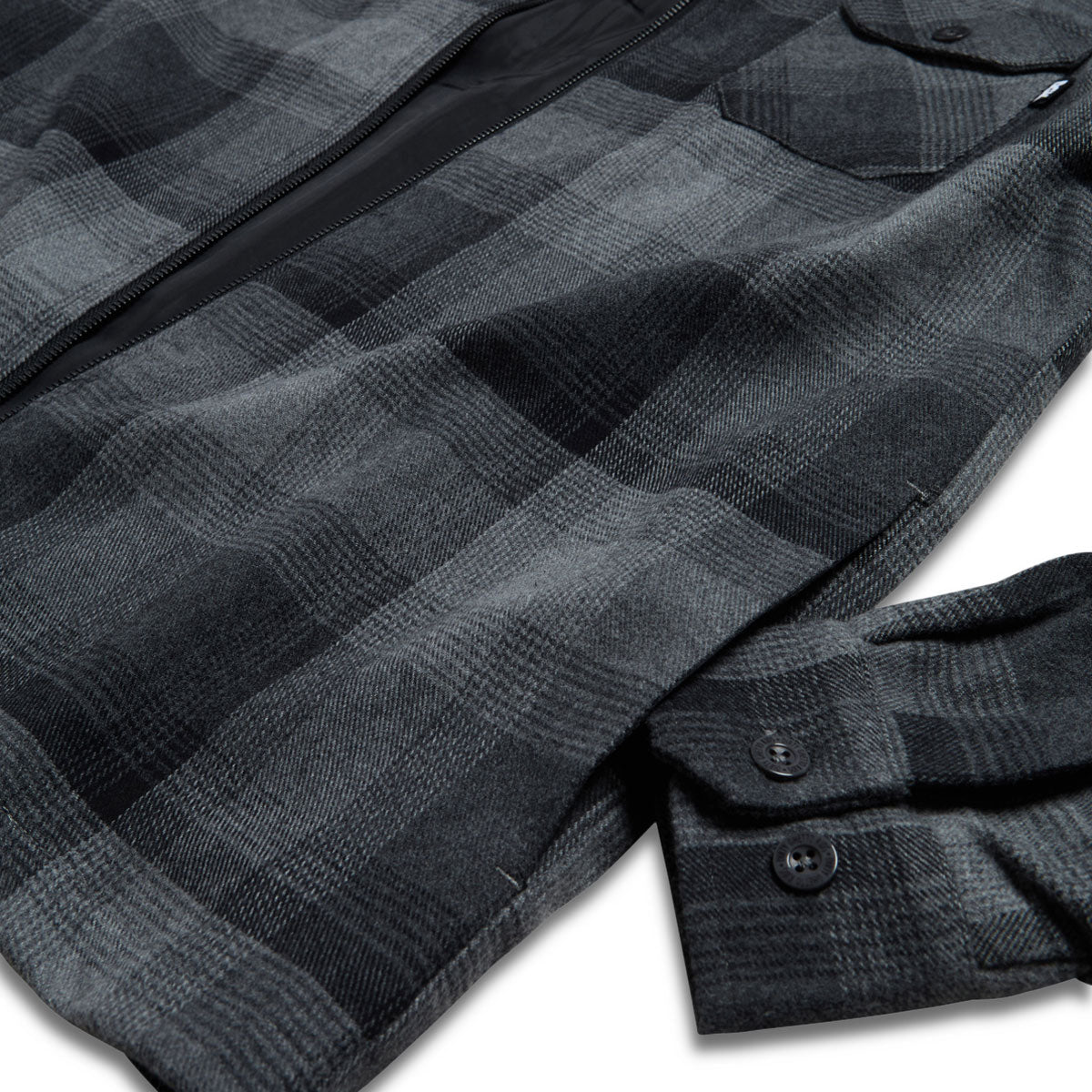 DGK Bliss Flannel Shacket Jacket - Charcoal image 3