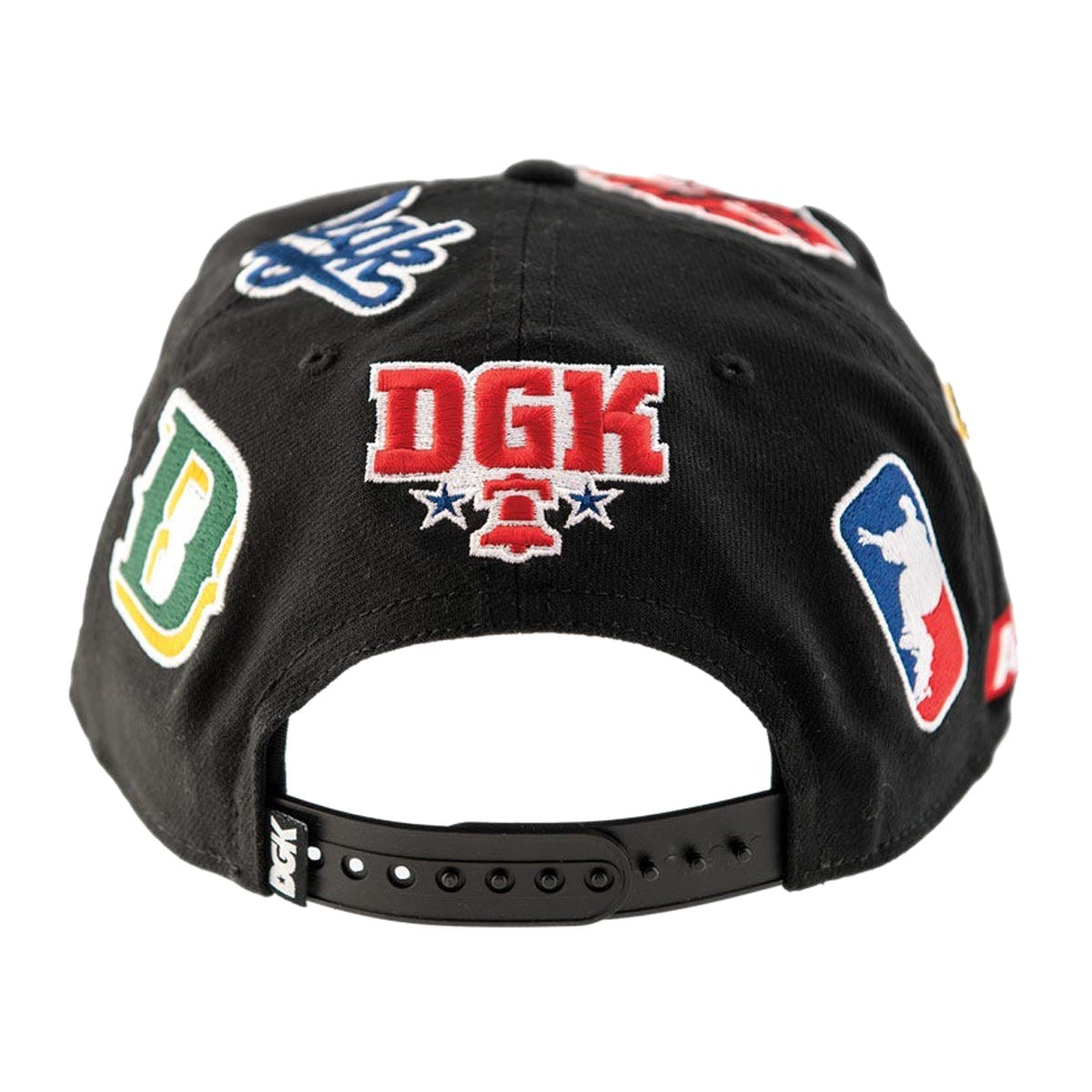 DGK League Snapback Hat - Black image 2