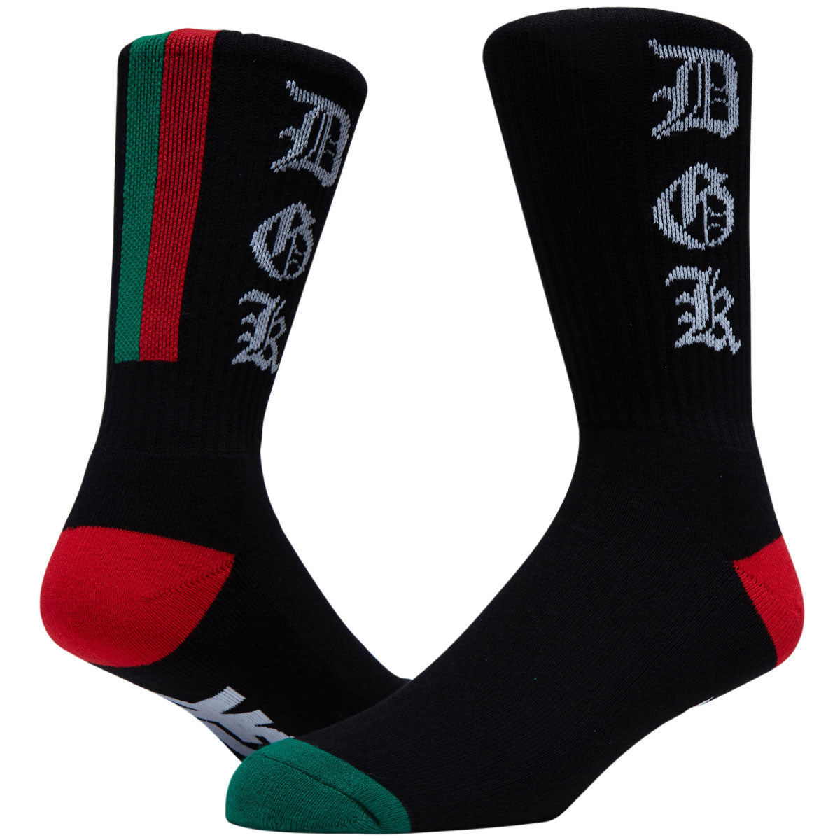 DGK Por Vida Socks - Black image 2