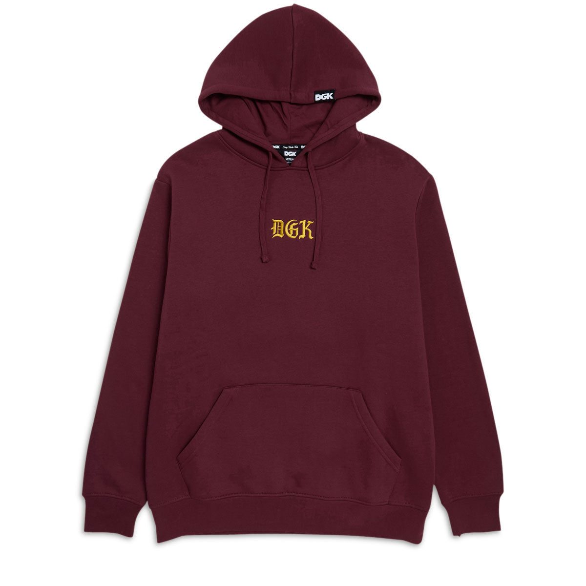 DGK Courage Fleece Hoodie - Burgundy image 2